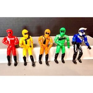 3.75” Soldier Motorcycle Driver Cool Off-Road Racing Driver 1:18 Movable set 3